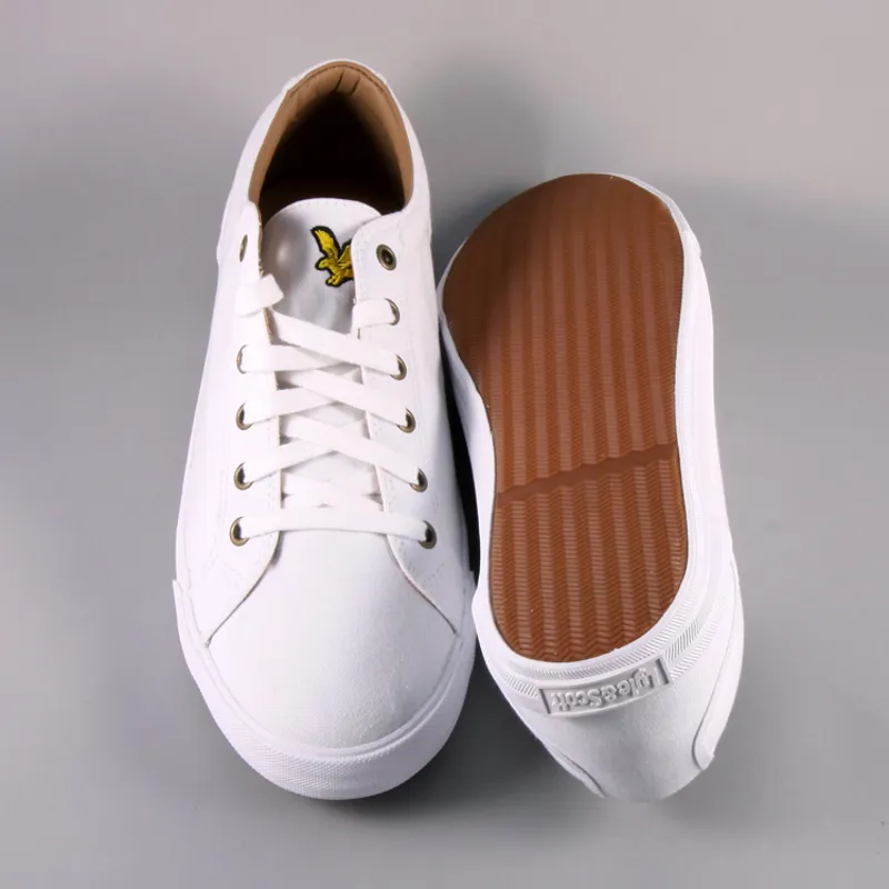 Lyle and Scott Canvas Pump - White-2
